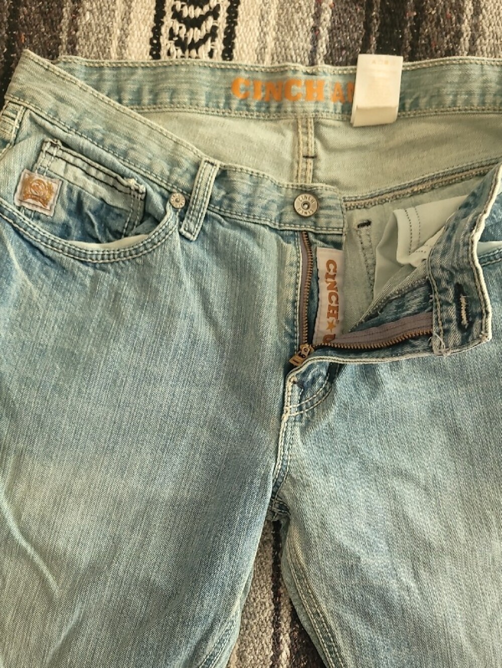 Cinch Ian Men's Denim 33x38 - Picture 4 of 7